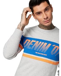 graues bedrucktes Sweatshirt von Tom Tailor Denim