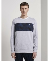 graues bedrucktes Sweatshirt von Tom Tailor Denim