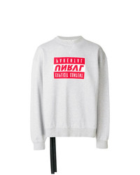 graues bedrucktes Sweatshirt von Unravel Project
