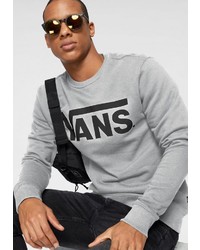 graues bedrucktes Sweatshirt von Vans