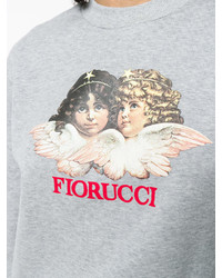 graues bedrucktes Sweatshirt von Fiorucci