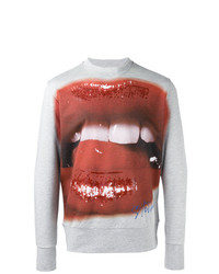 graues bedrucktes Sweatshirt von Vivienne Westwood MAN