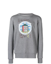 graues bedrucktes Sweatshirt von Vivienne Westwood