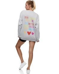 graues bedrucktes Sweatshirt von Worldclassca