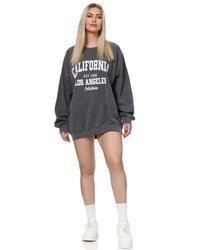 graues bedrucktes Sweatshirt von Worldclassca