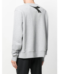 graues bedrucktes Sweatshirt von MSGM