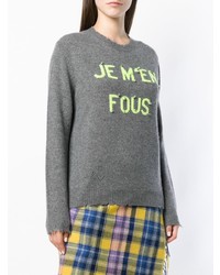 graues bedrucktes Sweatshirt von Zadig & Voltaire