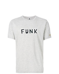 graues bedrucktes T-Shirt mit einem Rundhalsausschnitt von Bella Freud