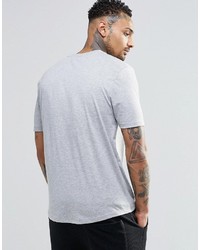 graues bedrucktes T-Shirt mit einem Rundhalsausschnitt von Asos