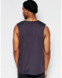 graues bedrucktes T-Shirt mit einem Rundhalsausschnitt von Asos