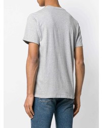 graues bedrucktes T-Shirt mit einem Rundhalsausschnitt von Levi's