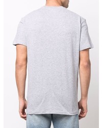 graues bedrucktes T-Shirt mit einem Rundhalsausschnitt von DSQUARED2