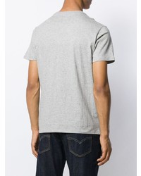 graues bedrucktes T-Shirt mit einem Rundhalsausschnitt von Levi's