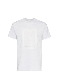graues bedrucktes T-Shirt mit einem Rundhalsausschnitt von Just A T-Shirt