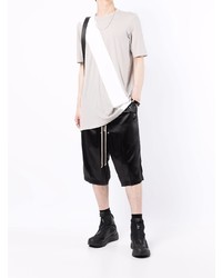 graues bedrucktes T-Shirt mit einem Rundhalsausschnitt von 11 By Boris Bidjan Saberi