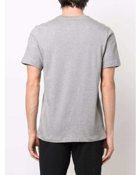 graues bedrucktes T-Shirt mit einem Rundhalsausschnitt von Jordan