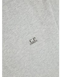 graues bedrucktes T-Shirt mit einem Rundhalsausschnitt von C.P. Company