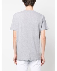 graues bedrucktes T-Shirt mit einem Rundhalsausschnitt von DSQUARED2