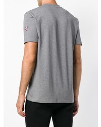 graues bedrucktes T-Shirt mit einem Rundhalsausschnitt von Rossignol