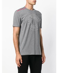 graues bedrucktes T-Shirt mit einem Rundhalsausschnitt von Rossignol