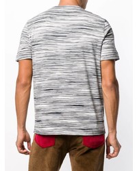 graues bedrucktes T-Shirt mit einem Rundhalsausschnitt von Missoni Mare