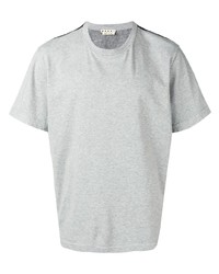 graues bedrucktes T-Shirt mit einem Rundhalsausschnitt von Marni