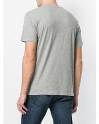 graues bedrucktes T-Shirt mit einem Rundhalsausschnitt von Bellerose