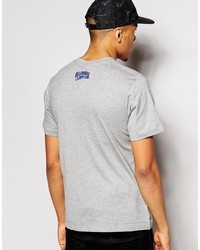 graues bedrucktes T-Shirt mit einem Rundhalsausschnitt von Billionaire Boys Club