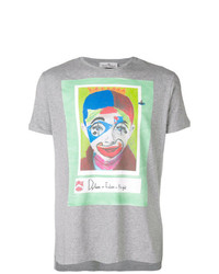graues bedrucktes T-Shirt mit einem Rundhalsausschnitt von Vivienne Westwood