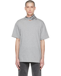 graues bedrucktes T-Shirt mit einem Rundhalsausschnitt von Y/Project