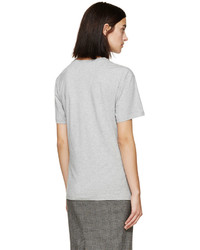 graues bedrucktes T-shirt von MCQ