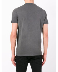 graues bedrucktes T-shirt von DSQUARED2