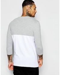 graues bedrucktes T-shirt von Asos