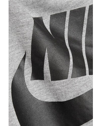 graues bedrucktes T-shirt von Nike