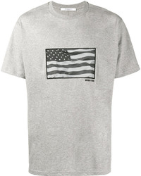 graues bedrucktes T-shirt von Givenchy