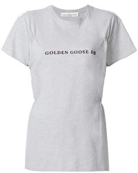graues bedrucktes T-shirt von Golden Goose Deluxe Brand