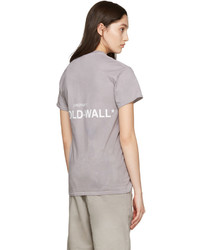 graues bedrucktes T-shirt von A-Cold-Wall*