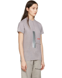 graues bedrucktes T-shirt von A-Cold-Wall*