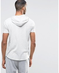 graues bedrucktes T-shirt von Asos