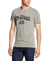 graues bedrucktes T-shirt von Levi's