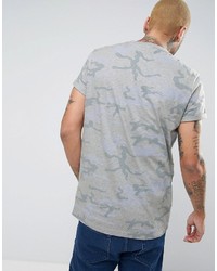 graues bedrucktes T-shirt von Asos