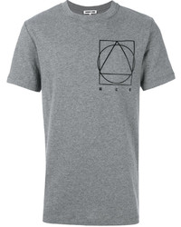graues bedrucktes T-shirt von McQ