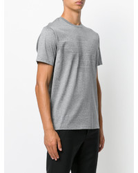 graues bedrucktes T-shirt von Emporio Armani