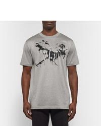 graues bedrucktes T-shirt von Lanvin