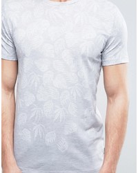 graues bedrucktes T-shirt von Ted Baker