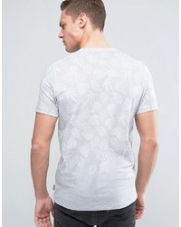 graues bedrucktes T-shirt von Ted Baker