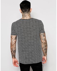 graues bedrucktes T-shirt von Scotch & Soda