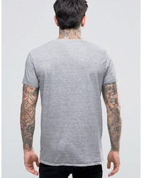 graues bedrucktes T-shirt von Scotch & Soda