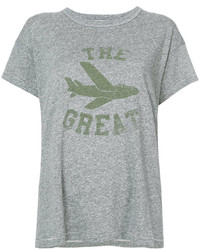 graues bedrucktes T-shirt von The Great