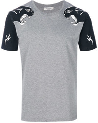graues bedrucktes T-shirt von Valentino
